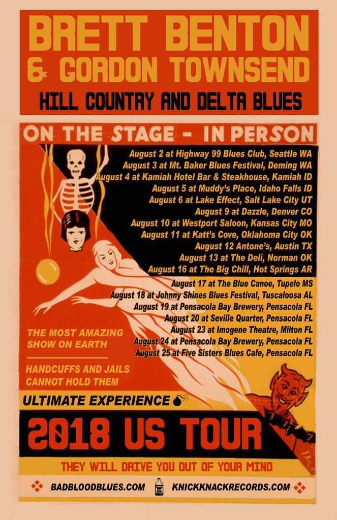 Brett Benton & Gordon Townsend Summer 2018 Tour