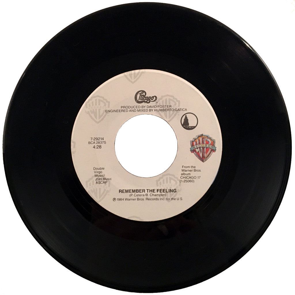 Chicago Hard Habit To Break / Remember The Feeling - 7 inch