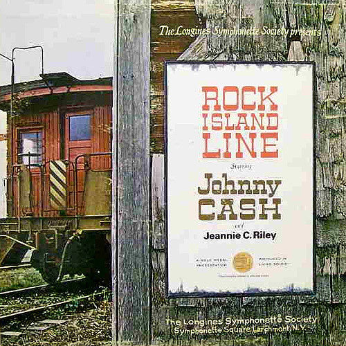 Johnny Cash and Jeannie C. Riley Rock Island Line - vinyl LP