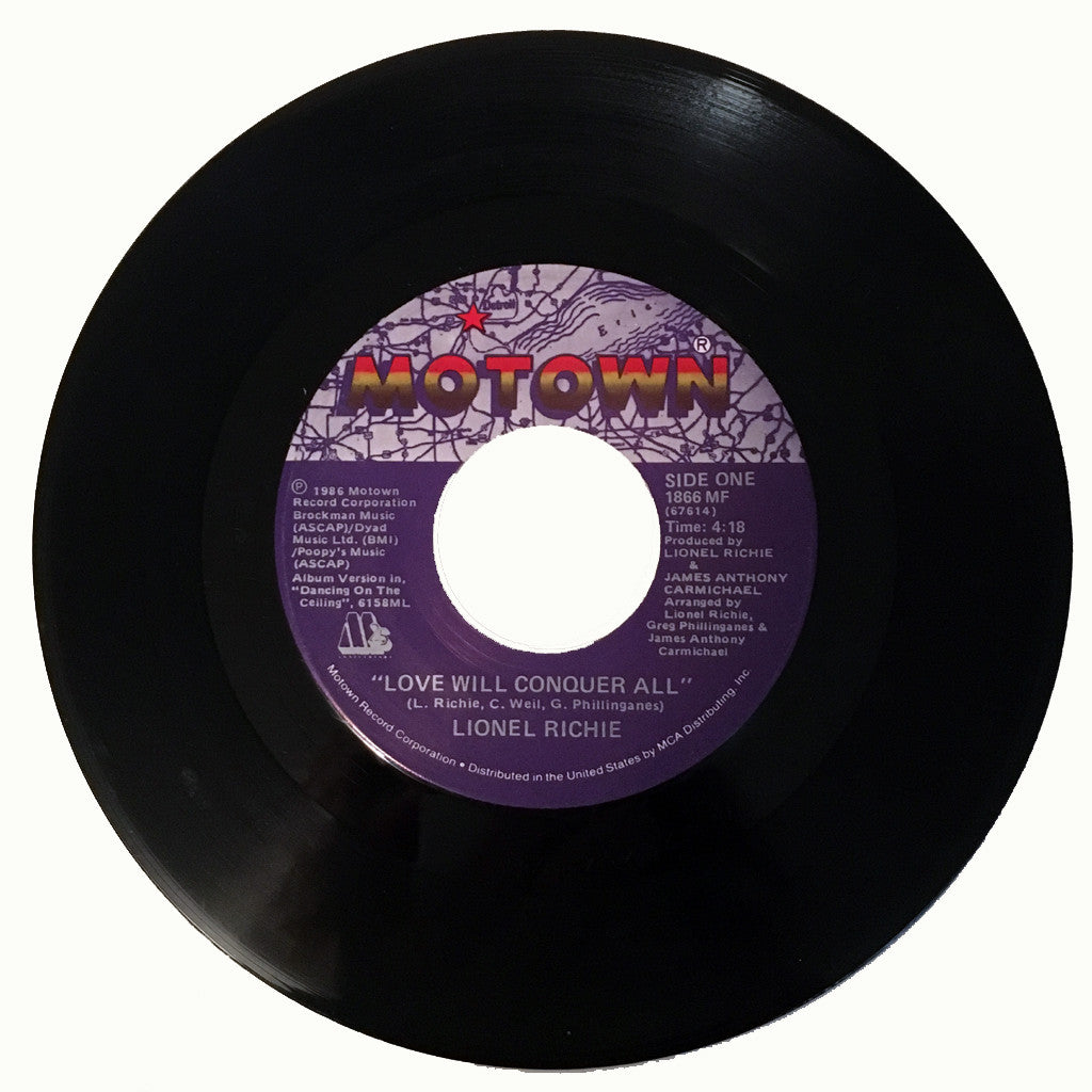Lionel Richie Love Will Conquer All / The Only One - 7 inch