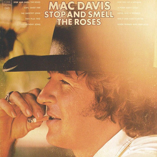 Mac Davis Stop and Smell The Roses - vinyl LP