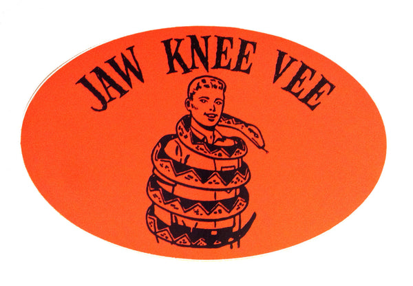 Jaw Knee Vee  Snake Boy sticker