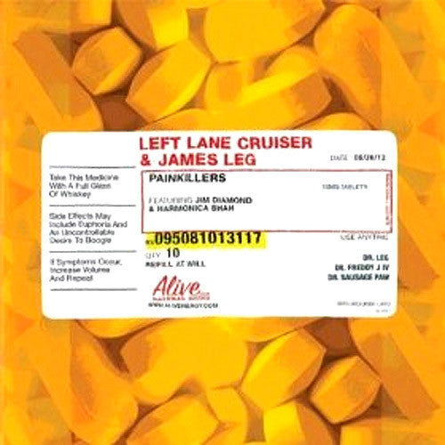 Left Lane Cruiser & James Leg Painkillers - vinyl LP