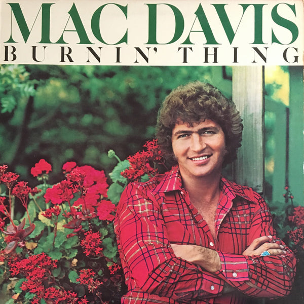 Mac Davis Burnin' Thing - vinyl LP