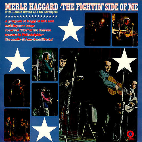 Merle Haggard with Bonnie Owens and The Strangers The Fightin' Side of Me - vinyl LP