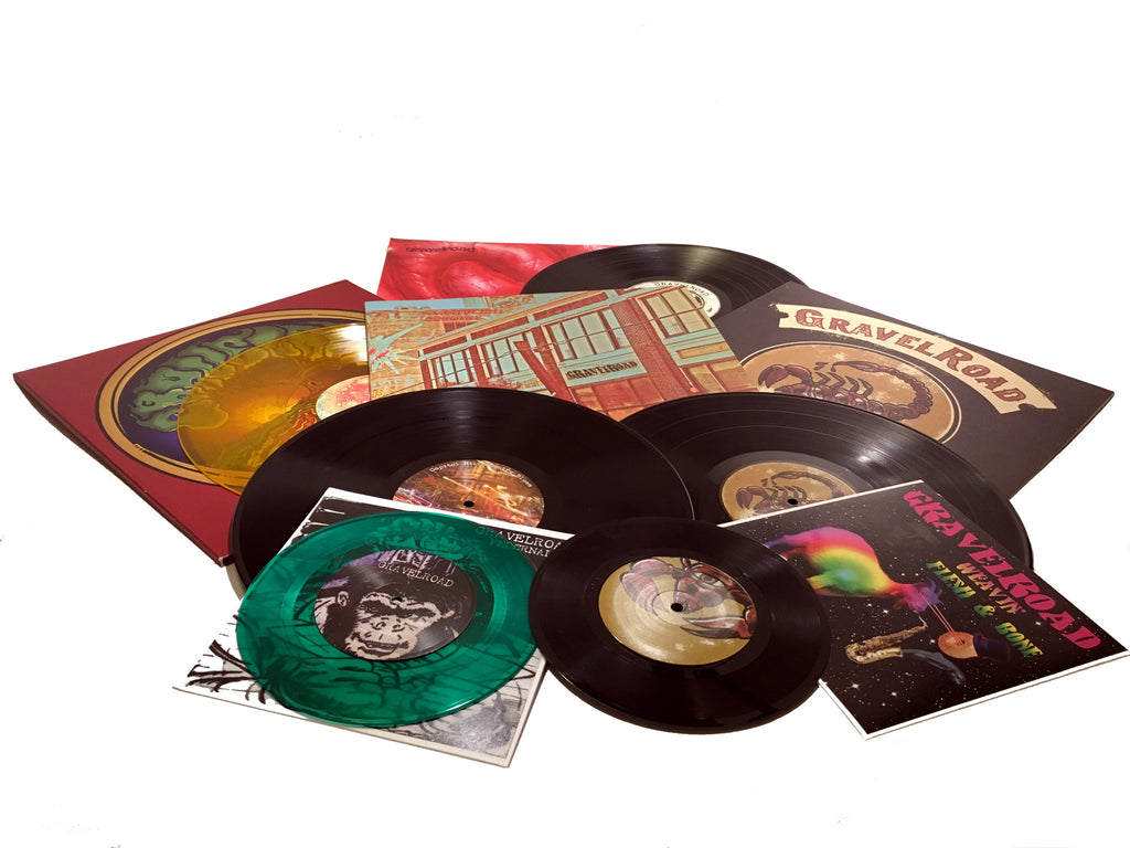 GravelRoad vinyl LP pack plus 7 inch 45s