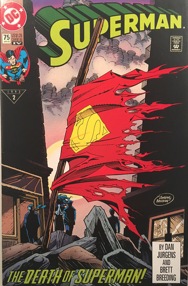 Superman #75 The Death of Superman - comic book